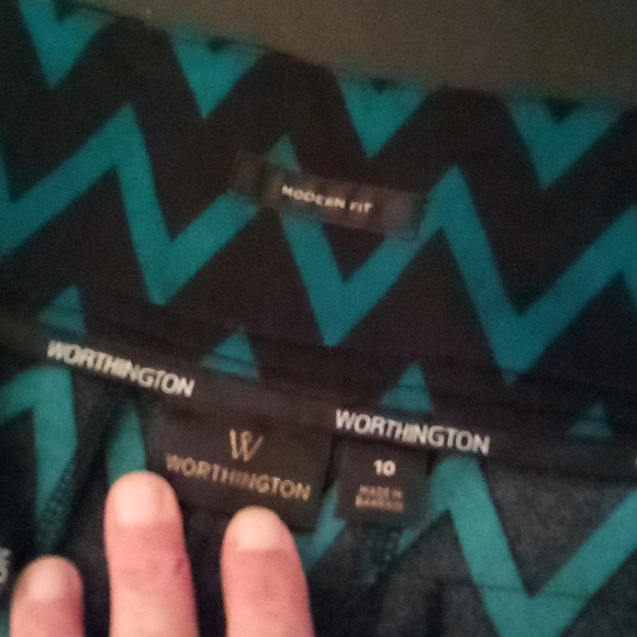 NWT Worthington Modern Fit High-Waisted Satin Pants - Size 10 - Picture 5 of 8